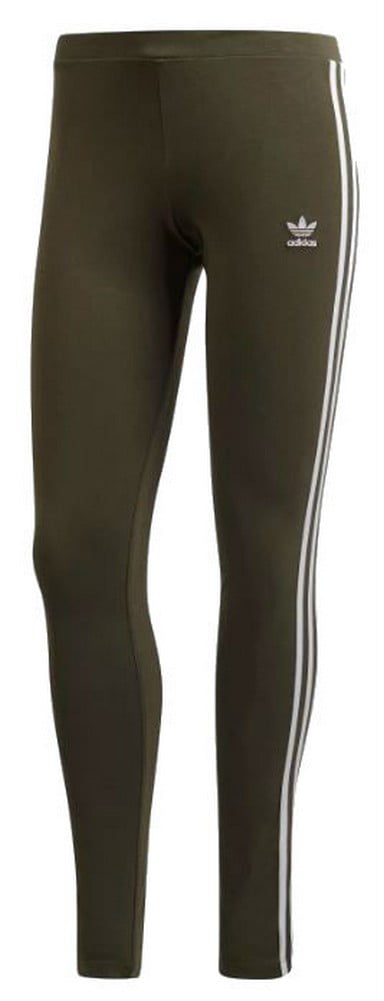 husmor Specialist bent Adidas Women's 3 Stripe Tight Leggings Pants Joggers Athletic (Cargo Green,  L) - Walmart.com