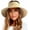 Beige Khaki Mix, variant on Sun Hats for Women Wide Brim Beach Hat Straw Visor Ponytail Summer UV Packable Foldable Beach Vacation Essentials
