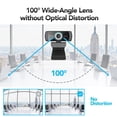 thumbnail image 2 of Cámara web Angetube para PC 1080P con micrófono. Cámara USB para videollamadas y grabación de videoconferencias, enseñanza en línea y reuniones de negocios. Compatible con computadoras de escritorio,, 2 of 5
