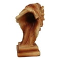 thumbnail image 4 of African Safari Lion King Of Pride Rock Bust Small Faux Wood Carving Figurine, 4 of 6
