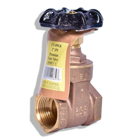 SCL Brass Premiun Gate Valve 1" IPS 200WOG Wheel Handle 171 8501K