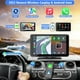 thumbnail image 2 of PASLDA Pantalla automática portátil inalámbrica Apple CarPlay y Android para automóvil Pantalla táctil HD de 7 "Estéreo para automóvil con enlace de espejo Bluetooth 5.2 Cámara de respaldo Transmisor, 2 of 7