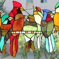 thumbnail image 3 of RADIANCE Goods Tiffany-Glass Window Panel 21.5x13, 3 of 8