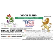 Vigor Special Blend - Cistanche, Pine Pollen, Ginseng 50 Veg. Caps, 600mg