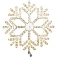 thumbnail image 1 of Novelty Lights 24" Christmas Snowflake LED Rope Light Sculpture, Warm White, 1 of 2