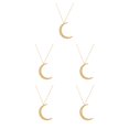 thumbnail image 3 of Collar de cadena de moda Ajustable Minnieouse con colgante de Luna Oro para niñas, 3 of 5