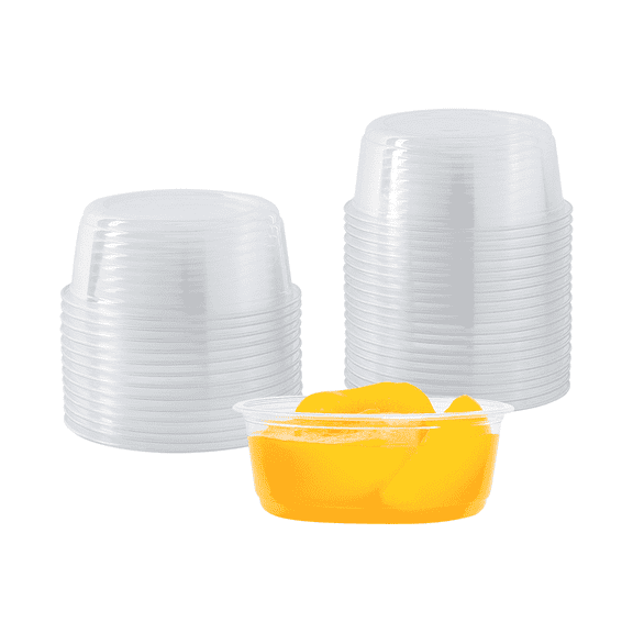 Karat [500 Pack - 8oz] Deli Containers, Recyclable PP Food Containers, Plastic Deli Cups