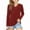 Red3, variant on AherBiu Toddler Clothes Teen Girls T Shirts Long Sleeve Tops V Neck Comfy Basic Tees Blouse Solid Color