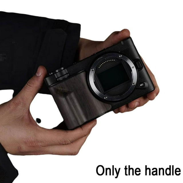 for Nikon ZR Solid Wood Grip, Sandalwood Anti Slip Portable Sticker