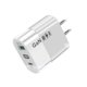 thumbnail image 2 of Adaptador de cargador USB 3.0 tipo C de carga de teléfono GaN de 65 W para Huawei (blanco de EE. UU.), 2 of 5
