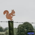 thumbnail image 4 of Handmadetneonsign Squirrel Metal Rusty Tree Stake, Animal Garden Tree Stake, Metal Tree Stake Decor 046006, 4 of 5
