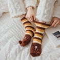 thumbnail image 1 of Womens Fuzzy Socks Fluffy Slipper Soft Cabin Fleece Sleep Cozy Socks Sports Socks Sock Multicolor, 1 of 6