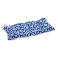 thumbnail image 1 of Pillow Perfect Outdoor/ Indoor Aspidoras Cobalt Wrought Iron Loveseat Cushion, 1 of 2