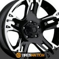 thumbnail image 4 of Ultra 235B Maverick 18x9 6x139.7 +25et Gloss Black Diamond Cut Clear Coat Wheel 2018 Chevrolet Silverado 1500, 4 of 5