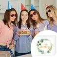 thumbnail image 5 of Eucalyptus Theme Party Napkins 20 Pack Birthday Celebration Disposable Table Decor Supplies 6.69 Inch, 5 of 6