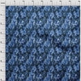 thumbnail image 4 of oneOone Cotton Jersey Blue Fabric Asian Batik Floral Sewing Fabric By The Yard Printed Diy Clothing Sewing Supplies 58 Inch Wide, 4 of 4