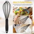 thumbnail image 3 of HONMEET Classic Design Whisking Tool Silicone Whisk for Eggs Kitchen 1 Set, 3 of 7