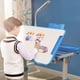thumbnail image 4 of Ganfancp Pupitre de Estudio para Niños, Pupitre Infantil, Juego de Silla y Pupitre de Deberes para Niño y Niña Luz Liquidación Ventas Hoy Ofertas Prime 1X Escritorio, 1X Taburete, 1X Estante de Lectu, 4 of 7