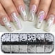 thumbnail image 3 of Perlas blancas para uñas, abalorios de Caviar para decoración de uñas, diseño de media forma, cristales 3D, pedrería, accesorios de manicura LA2070, 3 of 4