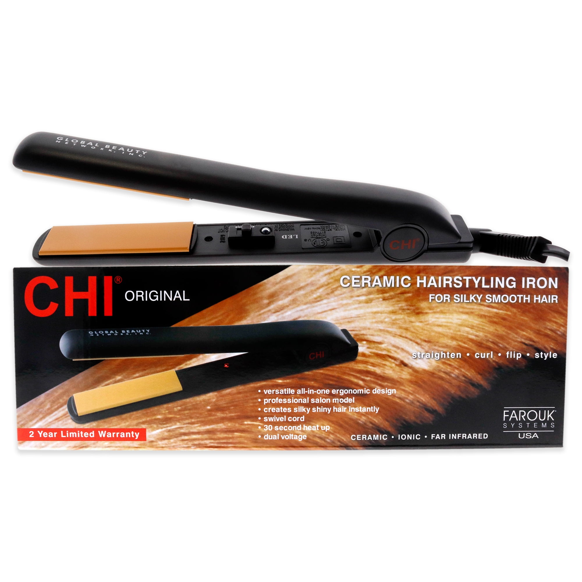 Hair Straightener Plancha De Pelo Chip Alaciadora Chi Lava Chi