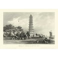 thumbnail image 2 of Allom, T. 32x24 White Modern Wood Framed Museum Art Print Titled - Scenes in China X, 2 of 4