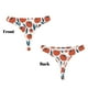 thumbnail image 3 of Balery Hand Drawn Tomatoes Tangas de Algodón para Mujer con Estampado – Ropa Interior Sexy, Transpirable, G-string-X-Small, 3 of 6