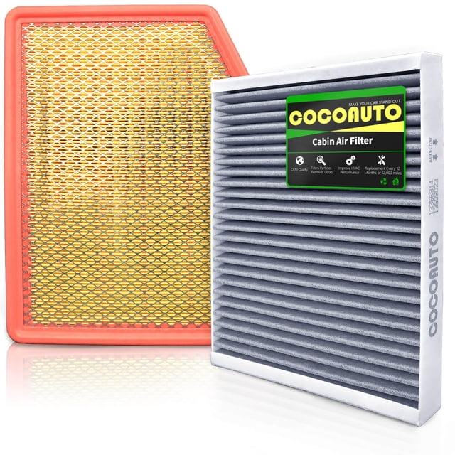 Set de filtros de aire COCOAUTO para Silverado 1500 2500 (2020-2025)