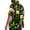thumbnail image 3 of Saint Patrick's Day Men's Short Sleeve Hawaiian Beach Shirt Casual Printed Button Down Summer Unisex Casual Shirt, 3 of 6