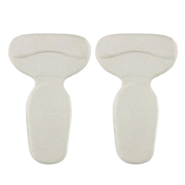 Minnieouse 1 par de almohadillas de tacón alto, inserciones antideslizantes para el talón del zapato, plantillas antiampollas con absorción de Cuidado de los pies beige