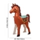 thumbnail image 3 of Globos De Plástico Globo inflable marrón con forma de caballo, paquete de 1, ideal para fiestas, festivales y eventos, para decoración interior y exterior. JASKFLY, 3 of 9