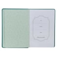 thumbnail image 3 of Christian Art Gifts Classic Journal Be Still And Know Psalm 46:10 Floral Inspirational Scripture Notebook, Ribbon Marker, Teal/Gold Faux Leather Flexcover, 336 Ruled Pages, 3 of 5