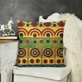 thumbnail image 2 of YINGXI Multicolor African Totem Throw Pillow Covers Cases Cotton Linen Burlap Square Decorative Cushion Case Covers Standard Pillowcase for Sofa Couch  18x18in, 2 of 5