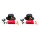 thumbnail image 2 of Billuyoard Snowman Dress Up Kit Household Scene Exquisite Christmas Outdoor Landscaping Interesting Layout Set Decoration Prop 1# 2Conjunto, 2 of 6