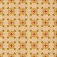 thumbnail image 1 of Ahgly Company Tapis d'Intérieur Lavables en Machine, Carrés, Orange Transitionnel, 7' Carré, 1 of 7