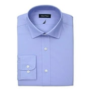 NAUTICA Mens Light Blue Easy Care, Classic Fit Stretch Dress Shirt 15- 32/33