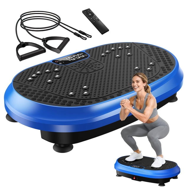 Plataforma vibratoria HVX con Bluetooth para fitness 57 x 36 x 13 cm