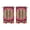 Mystic, variant on Mystic Ethnic Mandala Kitchen Curtains Set of 2 - 27.5x36 Inch Paisley Floral Folk Style, Semi-Sheer Tier Panels