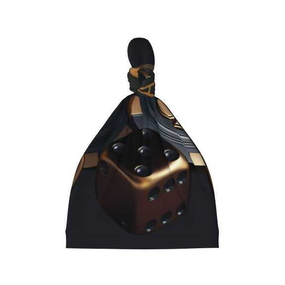 Naloa Casino Cards Poker Baby Newborn Hats, Infant Knotted Baby Hat, Beanie Top Knot Caps for Baby Boys Girls