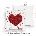 thumbnail image 3 of Steadline Embroidered Heart Pillow Cover Valentines Day Gift 45x45cm Home Decor Holiday Atmosphere Creator Couples Anniversary Present Creative Practical Souvenir, 3 of 6