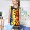 thumbnail image 4 of Bingfone Plateau de Fruits d'Halloween pour Filles Robe de Nuit à Manches Volantes, Pyjamas de Princesse pour Filles Tenue de Maison-TTG, 4 of 6