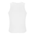 thumbnail image 4 of Blczomt Sleeveless Shirts for Men Plain Summer Tank Running Crew Neck Workout White Tops, 4 of 5
