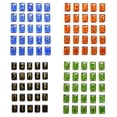 thumbnail image 4 of YIEMEEN Lettering Rune Stone Solid Color Set for Divination Fortune-telling Wicca, 4 of 20