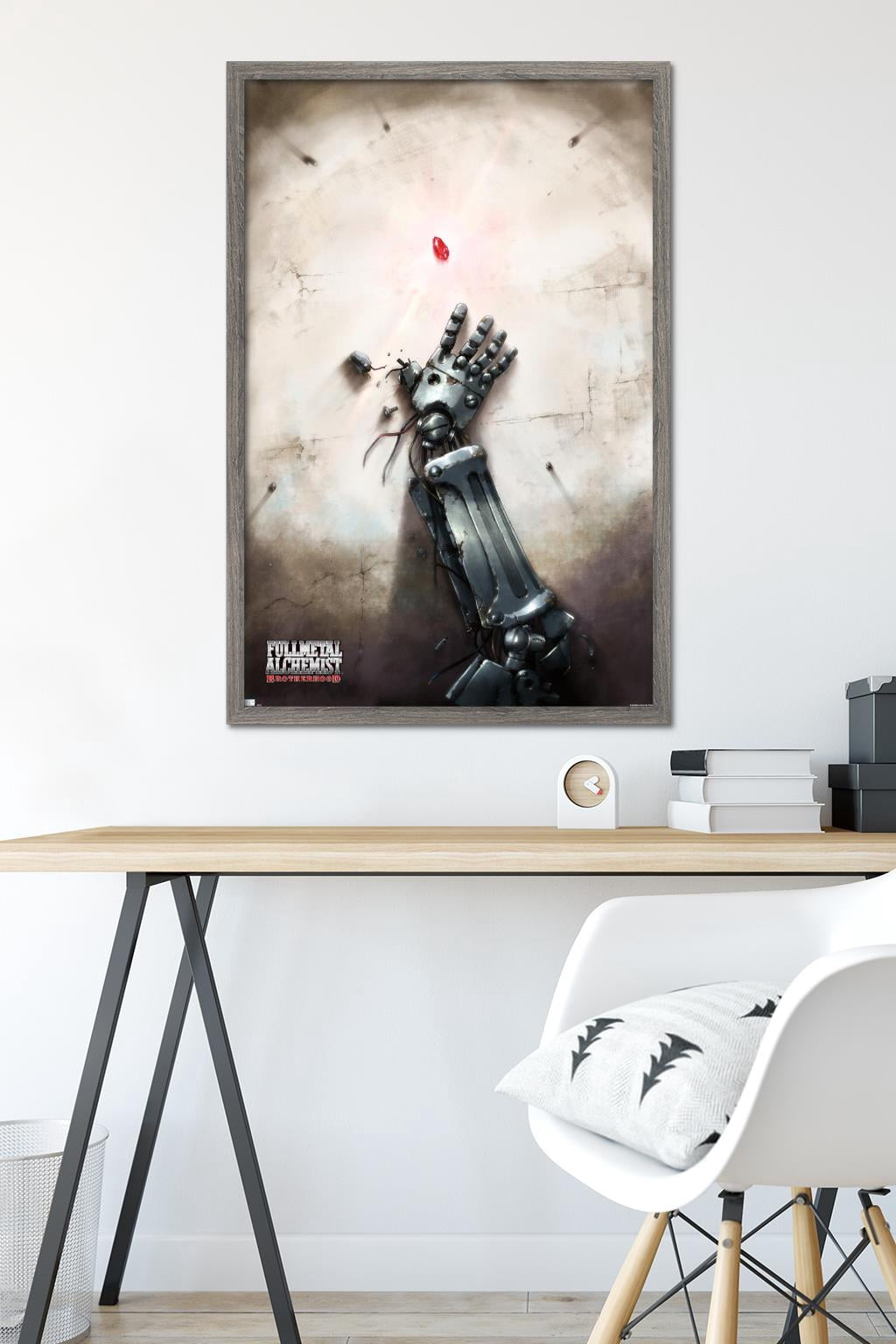 Fullmetal Alchemist: Brotherhood - Key Art 4 Wall Poster, 22.375" x 34" Framed