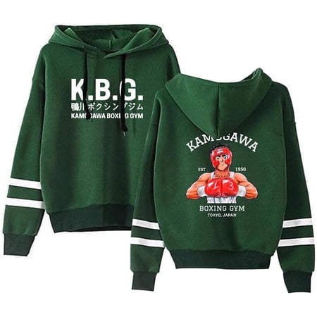 Hajime No Ippo Kamogawa Boxing Gym Pullover Hoodie Unisex Hooded Sweatshirt Long Sleeve Fashion Anime Clothes