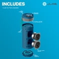thumbnail image 4 of JLab GO Party Speaker - Navy; Bluetooth Portable Speaker with RGB Lighting, 10W, 4 of 13