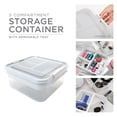 thumbnail image 2 of Simplify 5 Compartment Gift Supply Storage Box in White, 2 of 4