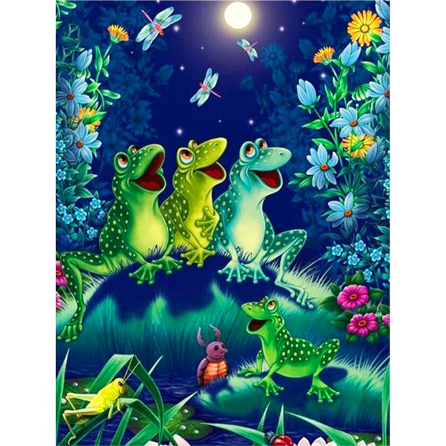 Cuadros Decorativos DIY Diamond Painting Frog Full Square Drill Wall Art Home Decor (ZQF8281) Sywqhk Nuevos Originales