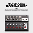 thumbnail image 2 of 10-Channel Mixing Console Digital Audio Mixer Stereo for Recording DJ Network Live Broadcast, 2 of 5