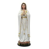 MrcjSales – Mystic Rose Statue | 8 inhces | Resin Craftsmanship | Rosa Mistica | Church, Home Decor, Gifts