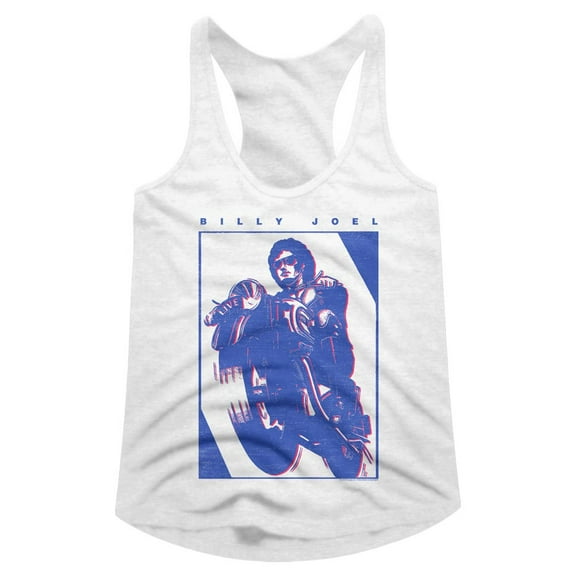 Billy Joel Music Billy Joel Ladies  Racerback Tank Top Shirt